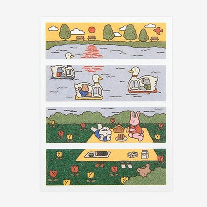 Dailylike My Buddy Masking Seal  - 03 Picnic