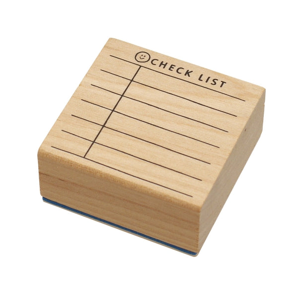 Kodomo No Kao Bullet Journal Stamp - Check List (Square)
