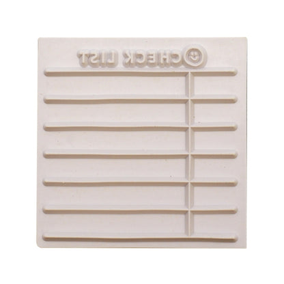 Kodomo No Kao Bullet Journal Stamp - Check List (Square)