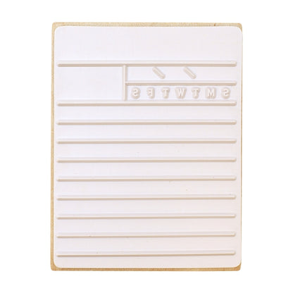 Kodomo No Kao Bullet Journal Stamp - Ruled Line with Days