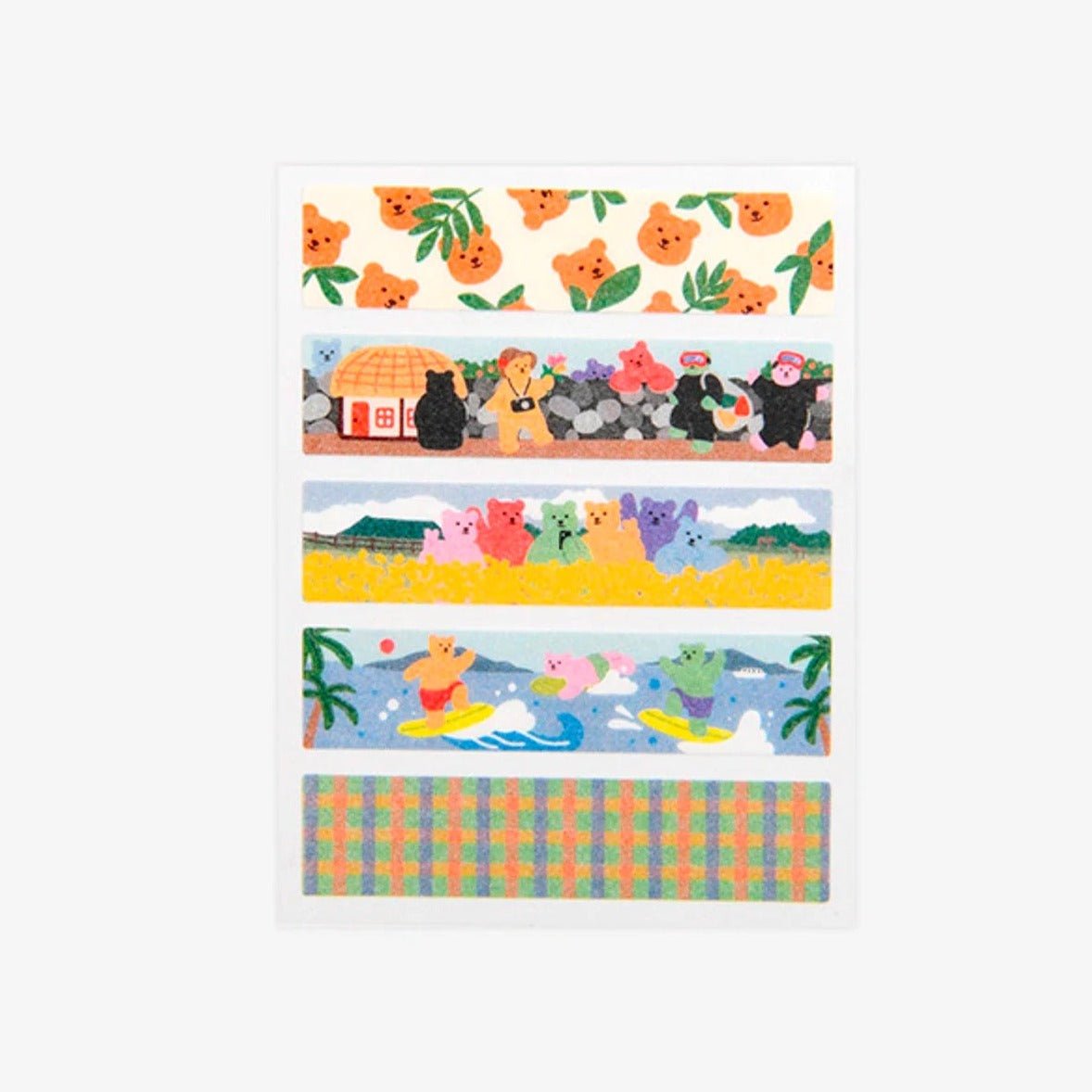 Dailylike Jelly Bear Masking Seal  - 04 Jeju