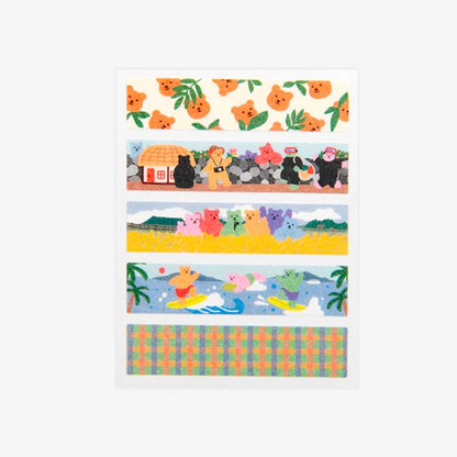 Dailylike Jelly Bear Masking Seal  - 04 Jeju
