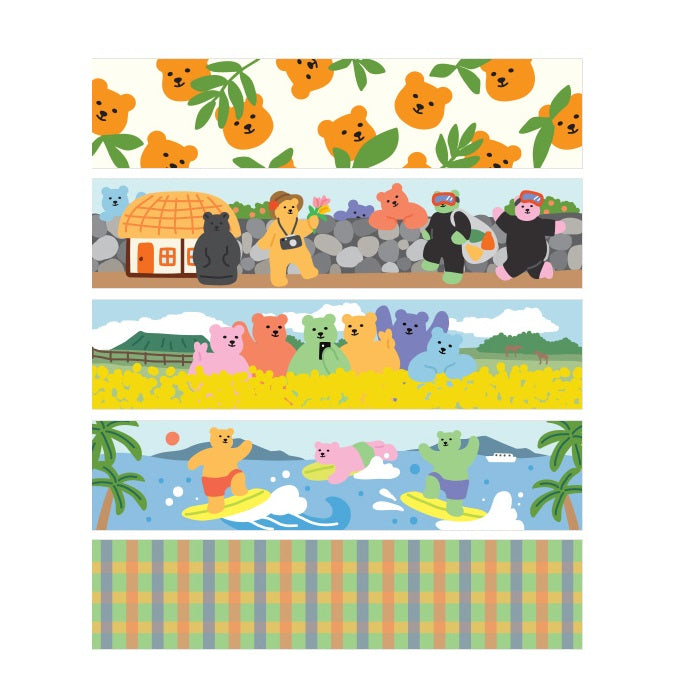 Dailylike Jelly Bear Masking Seal  - 04 Jeju
