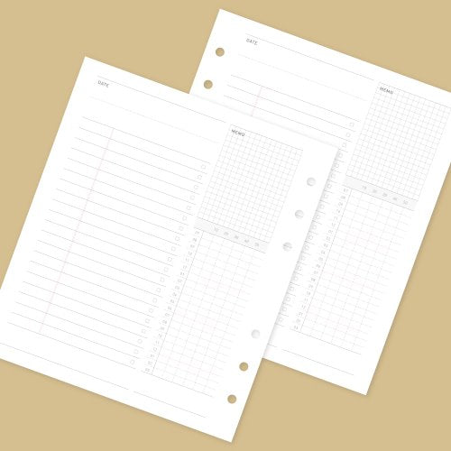 Jam Studio A6 Wide Record Refill - 04 Study Plan