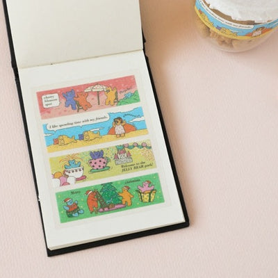 Dailylike Jelly Bear Masking Seal  - 05 Four Season