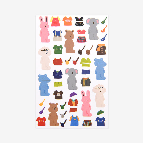 Dailylike My Buddy Sticker - 05 Ootd