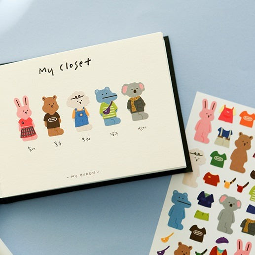 Dailylike My Buddy Sticker - 05 Ootd