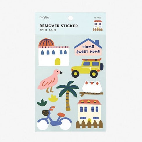 Dailylike Remover Sticker - 05 Village