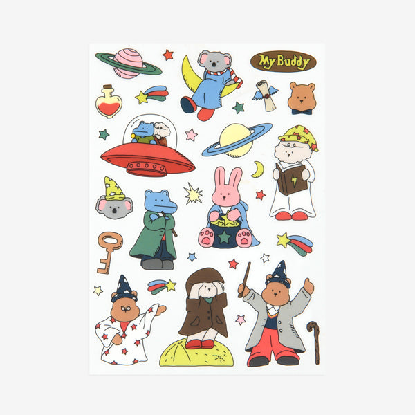 Dailylike My Buddy Clear Remover Sticker - 05 Wonderland
