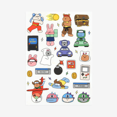 Dailylike My Buddy Clear Remover Sticker - 08 Game