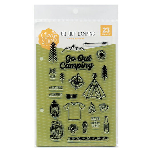 Kodomo No Kao Clear Stamp - Go Out Camping