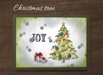 Kodomo No Kao Clear Stamp - Christmas Tree