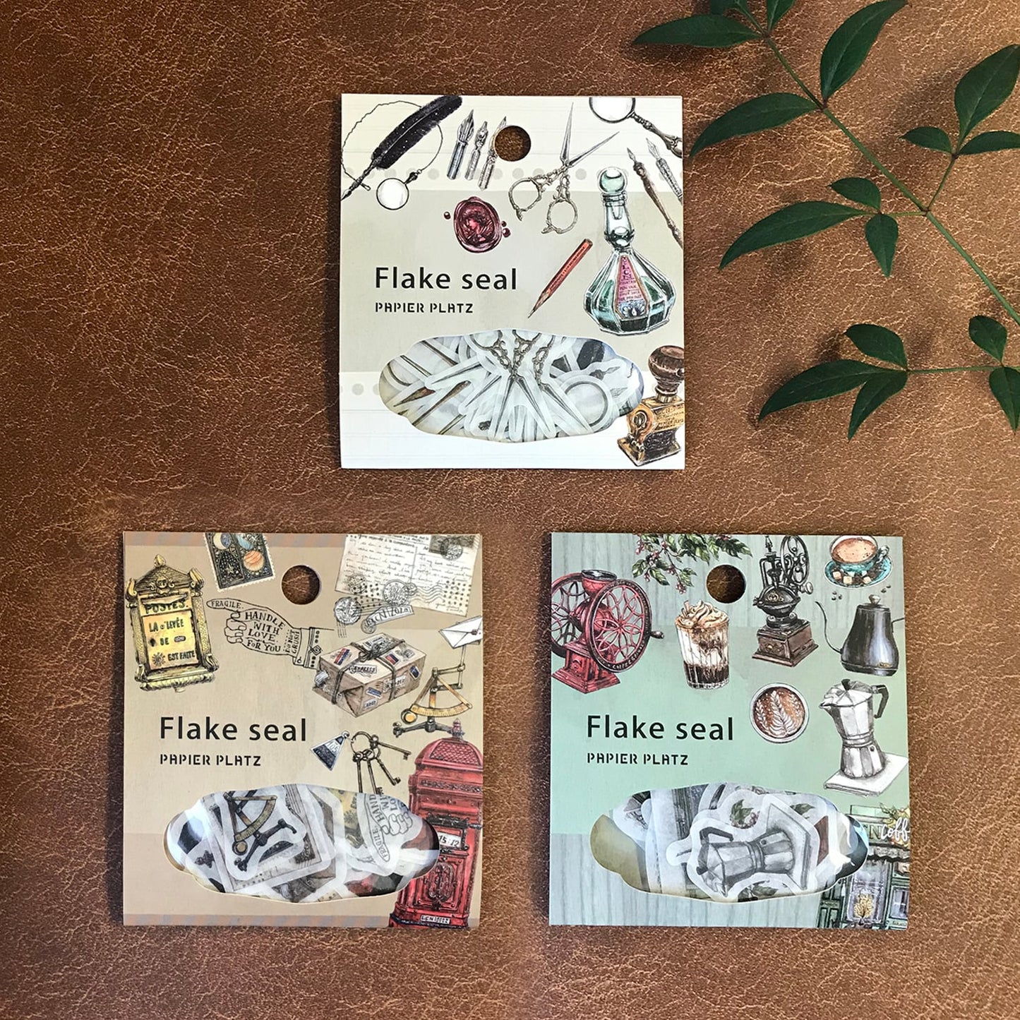 Papier Platz x Lin Chia Ning Flake Seal - Antique Stationery