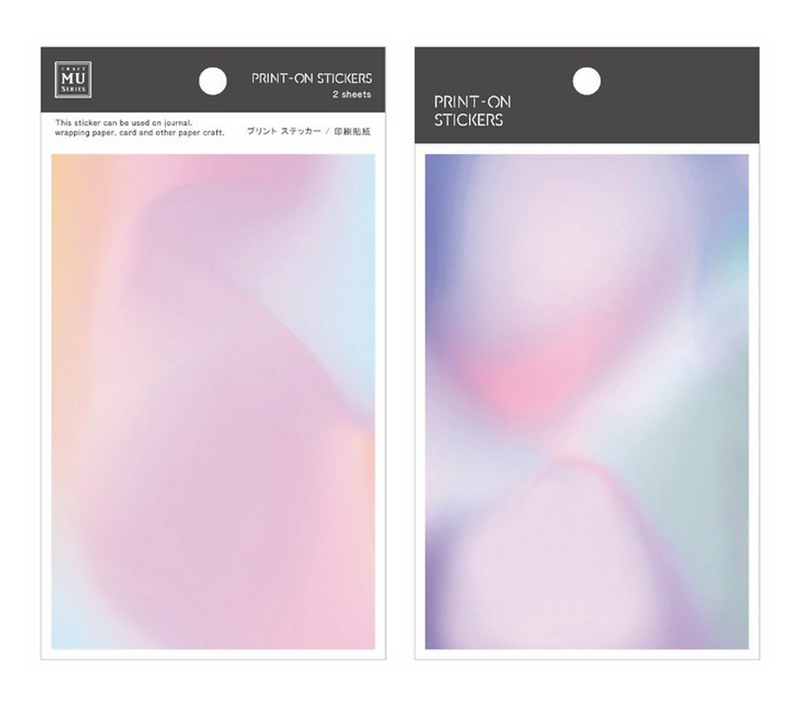 MU Lifestyle Print-On Stickers - 006 Romantic Aurora