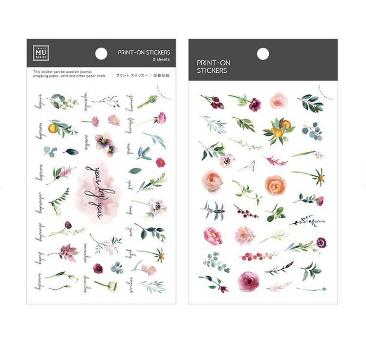 MU Lifestyle Print-On Stickers - 072 Year by Year