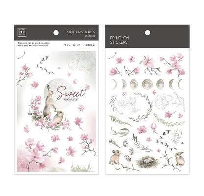 MU Lifestyle Print-On Stickers - 185 Sweet Moonlight