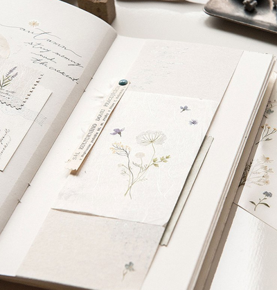 MU Lifestyle Print-On Stickers - 203 Flowers in Autumn Mist