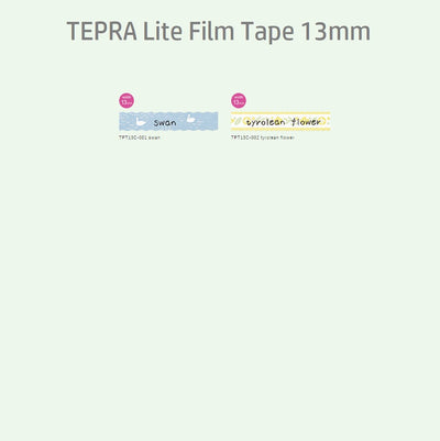 King Jim Tepra Lite Film Tape Die-Cut - Swan (13mm)