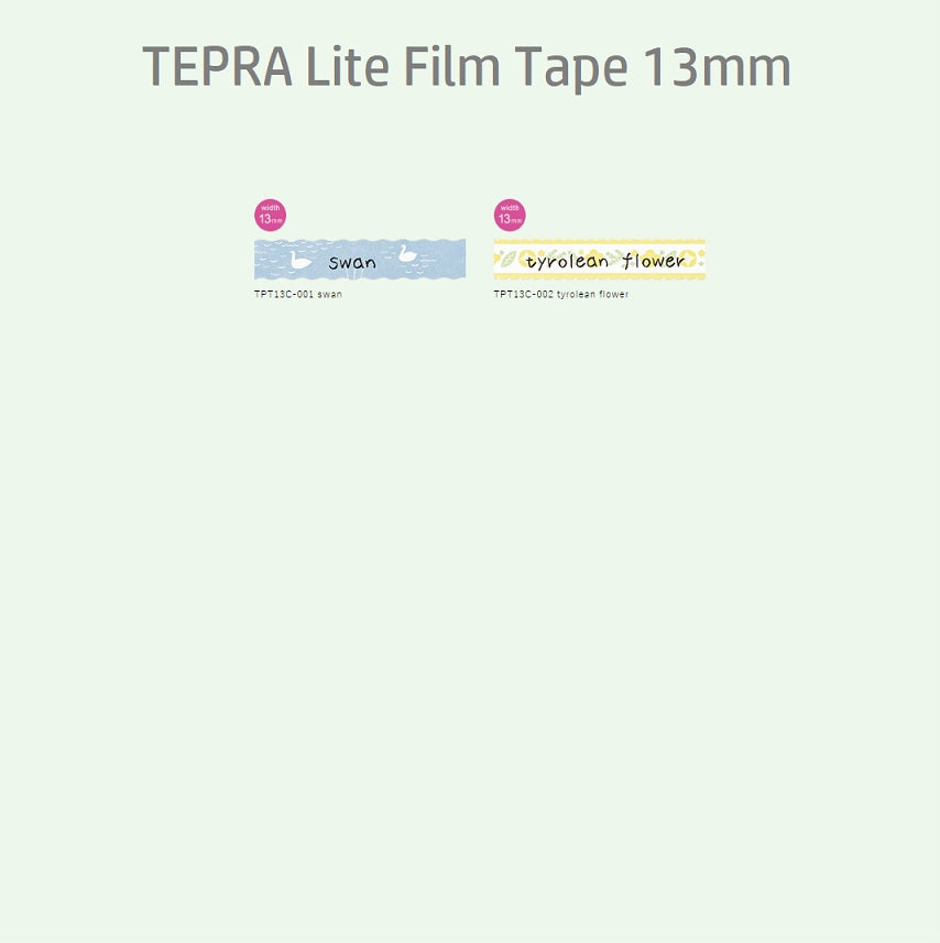 King Jim Tepra Lite Film Tape - Smoky Blue (11mm / 15mm)