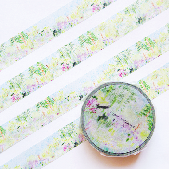 Paper Message Washi Tape 15mm - Oasis