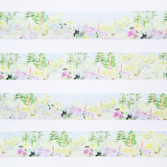 Paper Message Washi Tape 15mm - Oasis