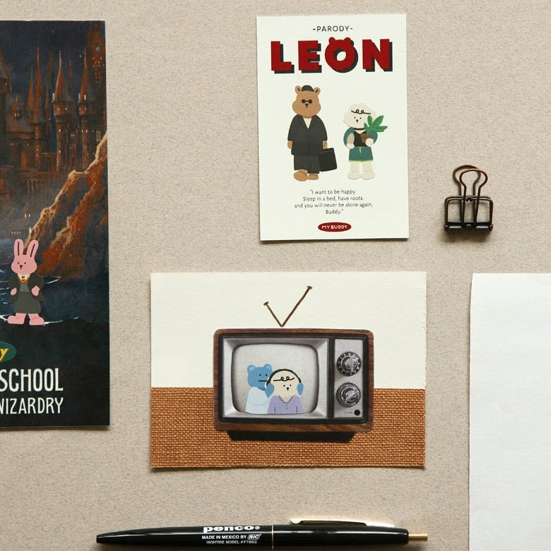 Dailylike My Buddy Sticker - 14 Movie Parody