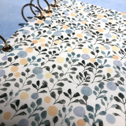 Miyu Handmade Washable A5 Planner Cover - Plants