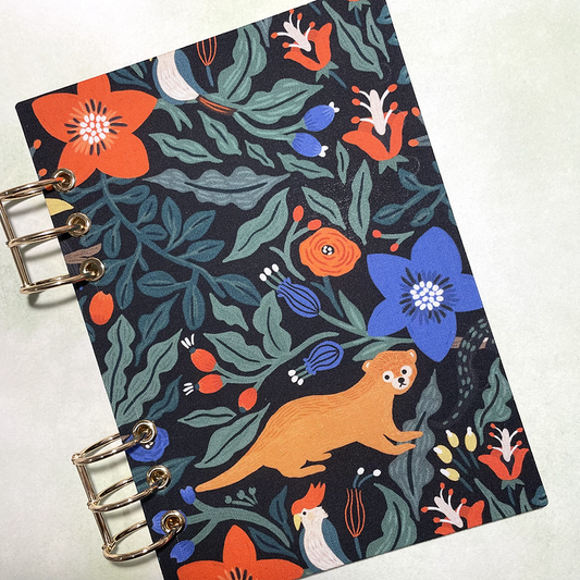 Miyu Handmade Washable A5 Planner Cover - Rainforest