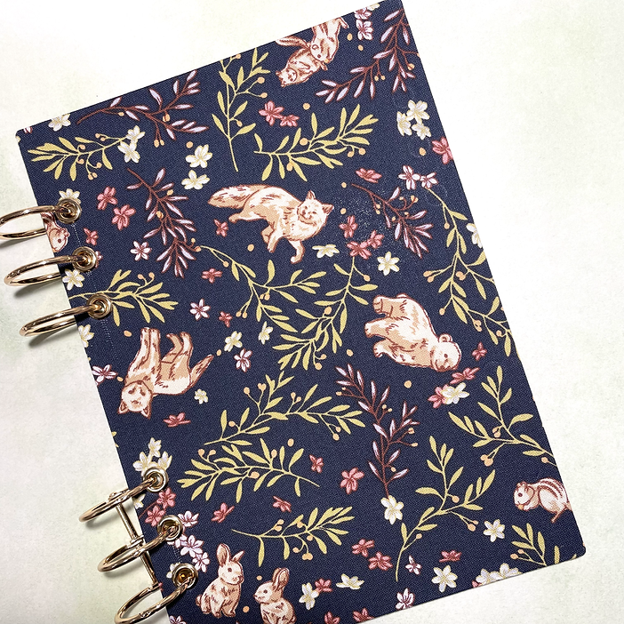 Miyu Handmade Washable A5 Planner Cover - Squirrel
