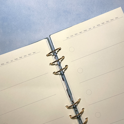 Miyu A5 Planner Refill -  Weekly (Double Sided)