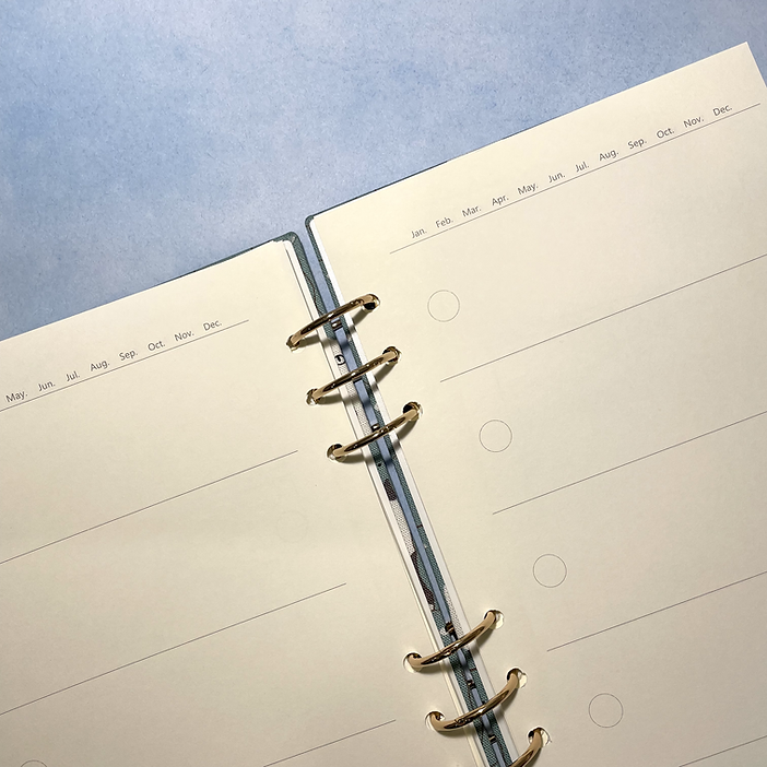 Miyu A5 Planner Refill -  Weekly (Double Sided)