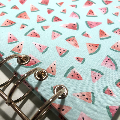 Miyu Handmade Washable A5 Planner Cover - Watermelon