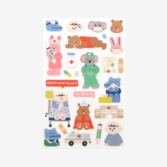 Dailylike My Buddy Sticker - 15 Hospital