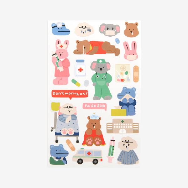Dailylike My Buddy Sticker - 15 Hospital