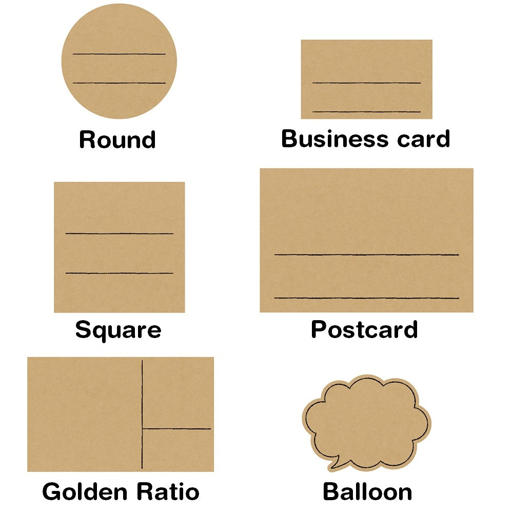 Sasagawa Handwriting POP Cards - Balloon