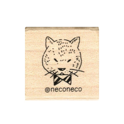 Kodomo No Kao x Neconeco Rubber Stamp - Cat