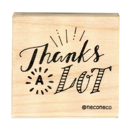 Kodomo No Kao x Neconeco Rubber Stamp - Thanks a Lot