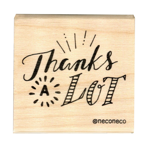 Kodomo No Kao x Neconeco Rubber Stamp - Thanks a Lot