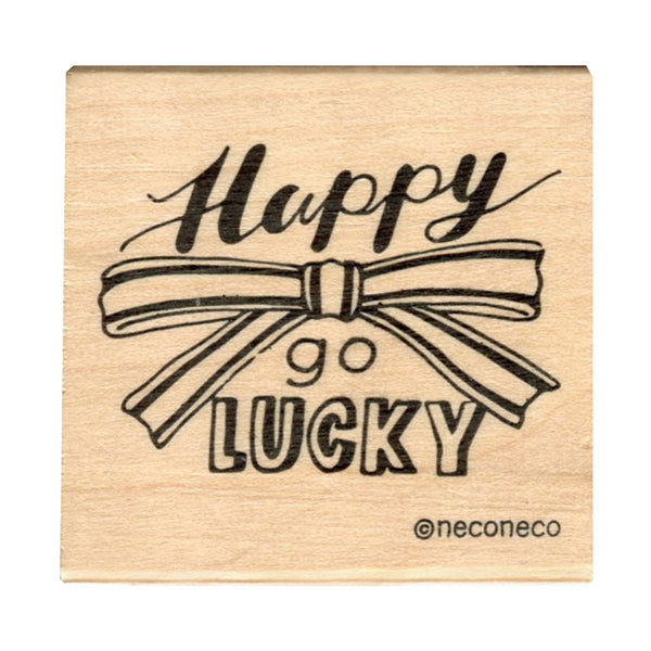 Kodomo No Kao x Neconeco Rubber Stamp - Happy Go Lucky