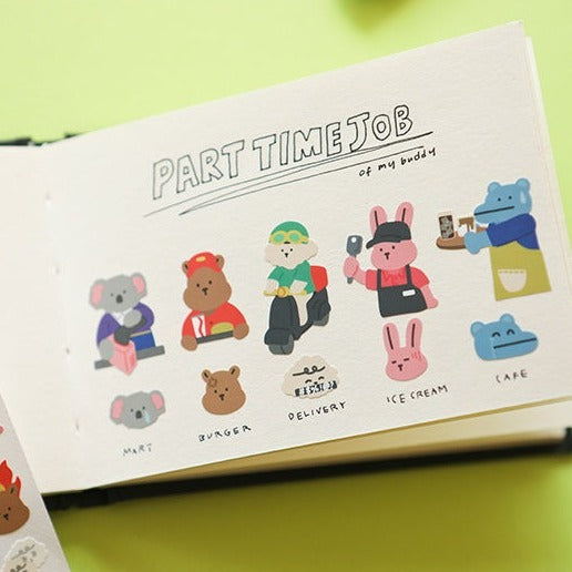 Dailylike My Buddy Sticker - 20 Part Time Job