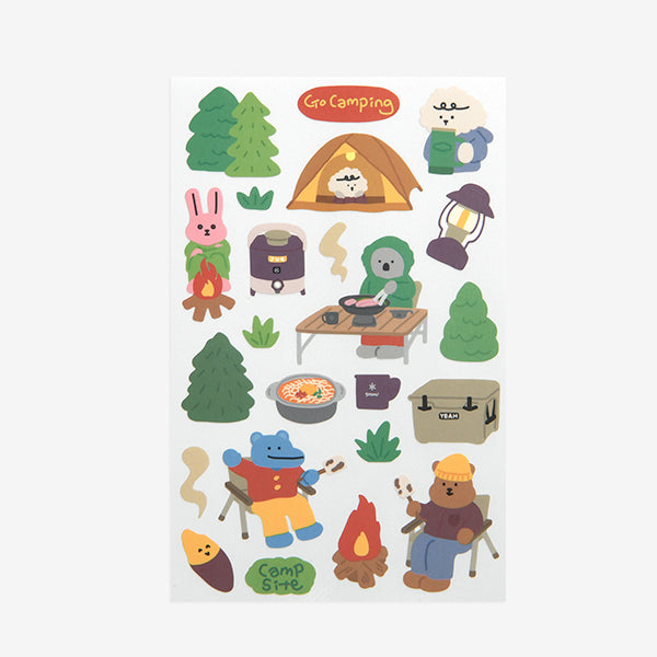 Dailylike My Buddy Sticker - 28 Camping