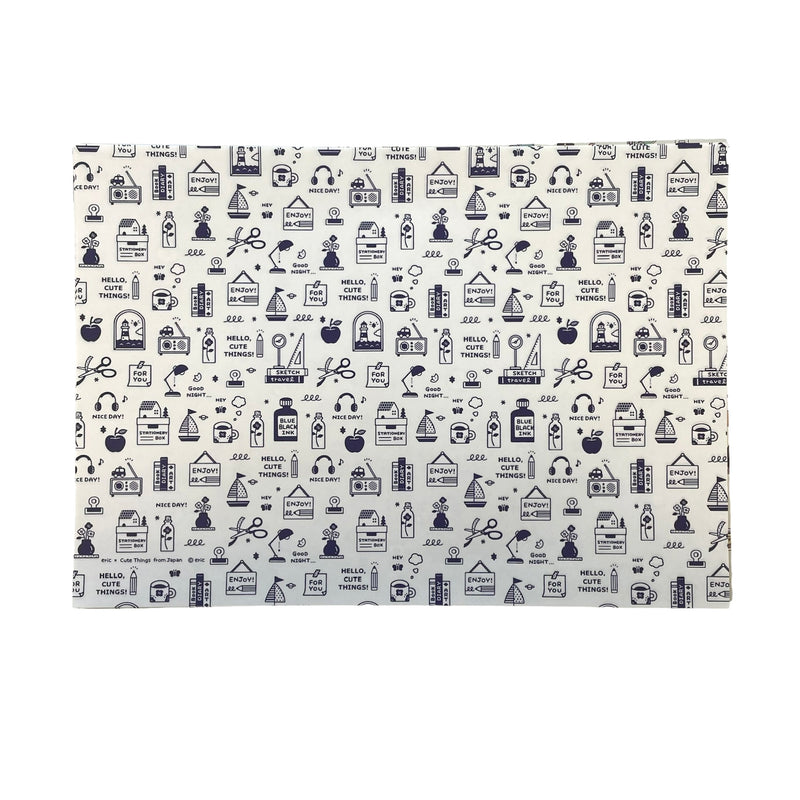 Eric Hello Small Things x Cute Things From Japan A4 Wrapping Paper