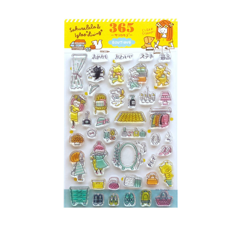 Sakuralala x Igloo*Dining* 365™ Clear Stamps - Boutique