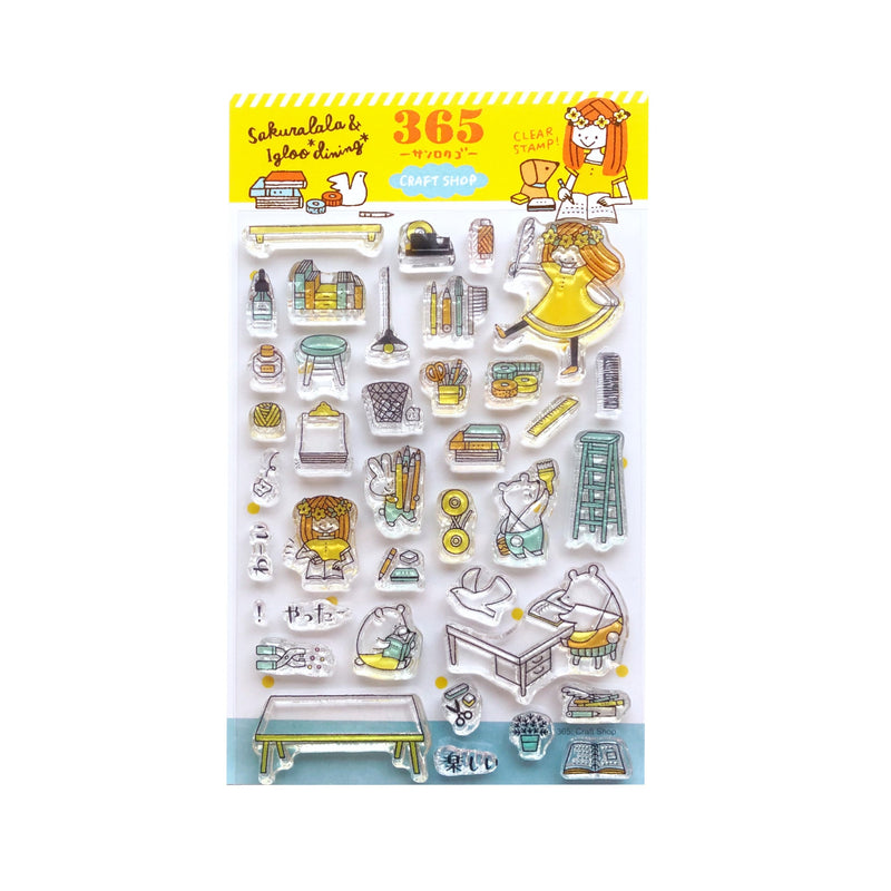Sakuralala x Igloo*Dining* 365™ Clear Stamps - Craft Shop