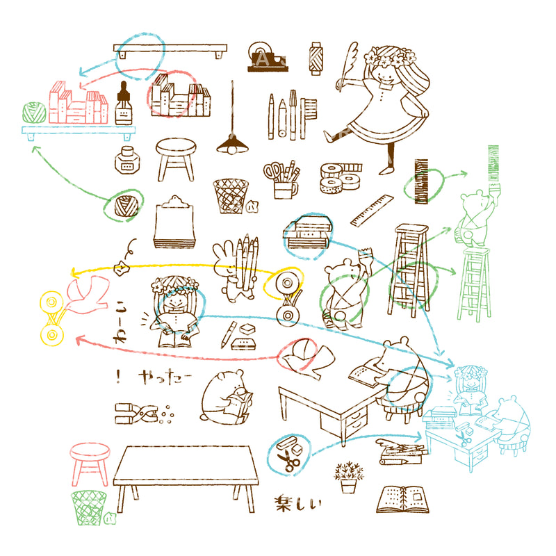 Sakuralala x Igloo*Dining* 365™ Clear Stamps - Craft Shop