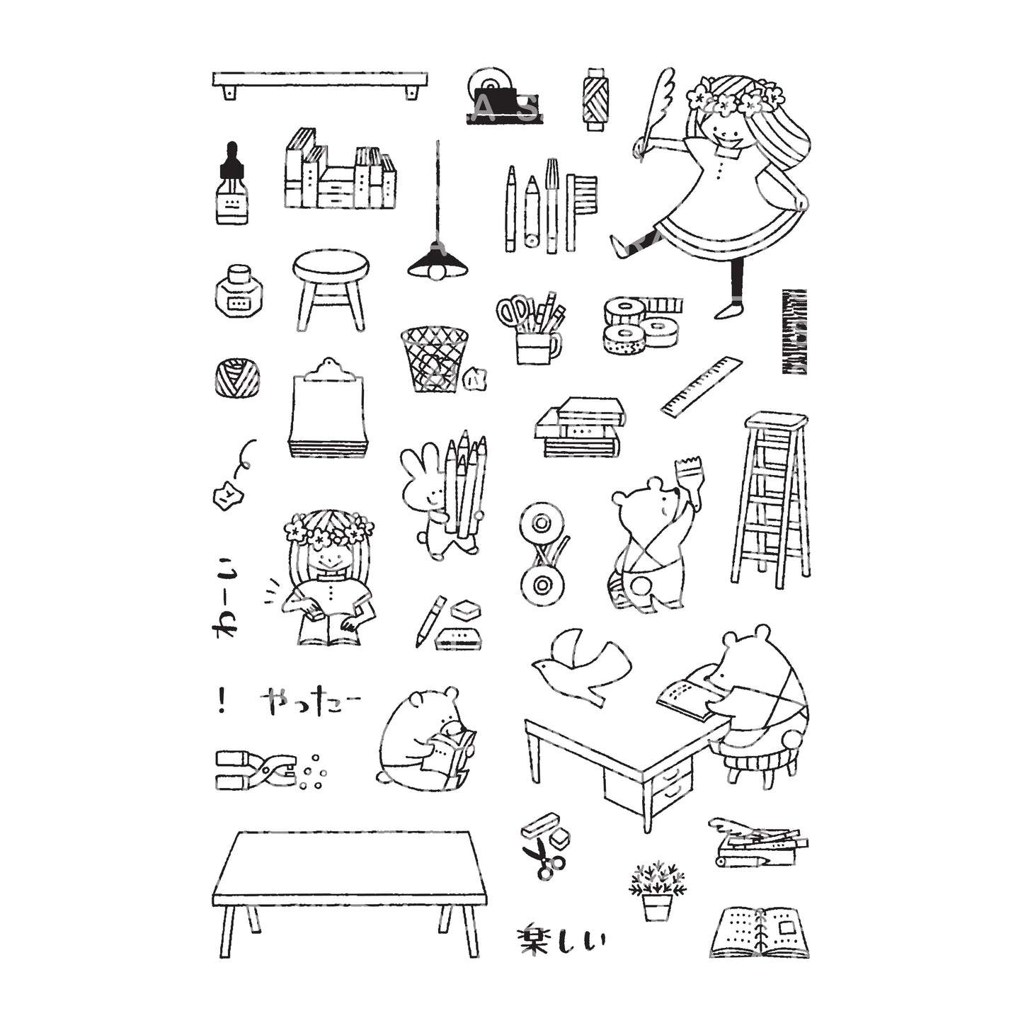 Sakuralala x Igloo*Dining* 365™ Clear Stamps - Craft Shop