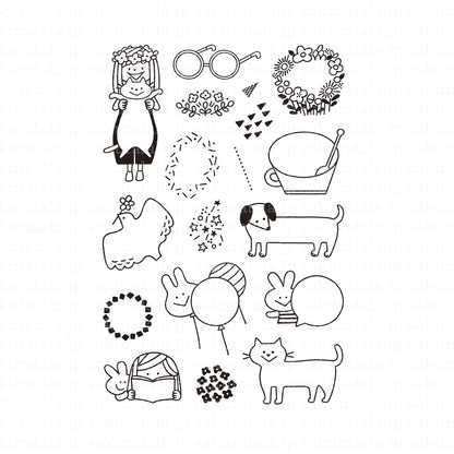 Sakuralala x Igloo*Dining* 365™ Clear Stamps - Frame 2