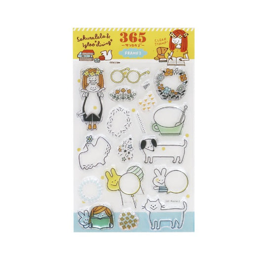Sakuralala x Igloo*Dining* 365™ Clear Stamps - Frame 2