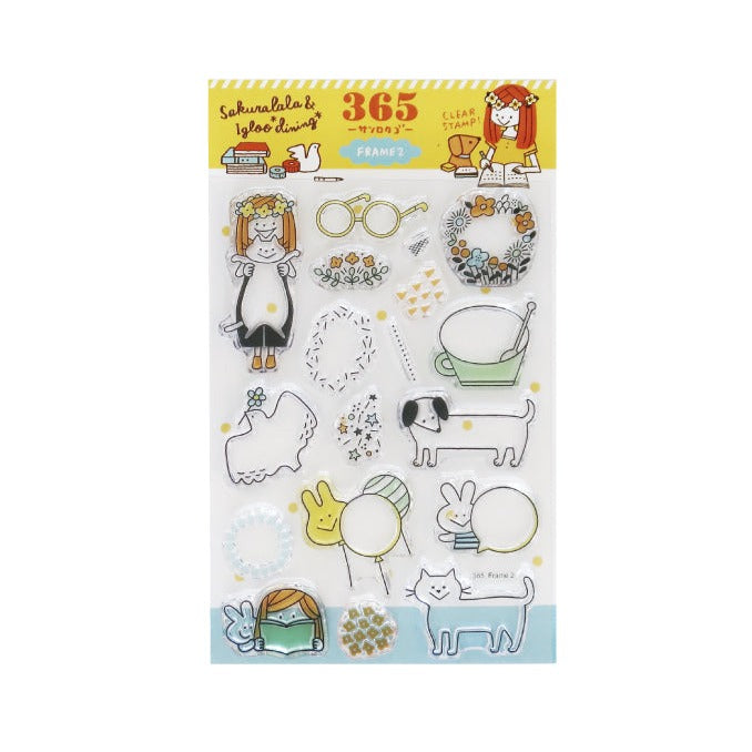 Sakuralala x Igloo*Dining* 365™ Clear Stamps - Frame 2
