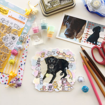 Sakuralala x Igloo*Dining* 365™ Clear Stamps - Friends-Dog
